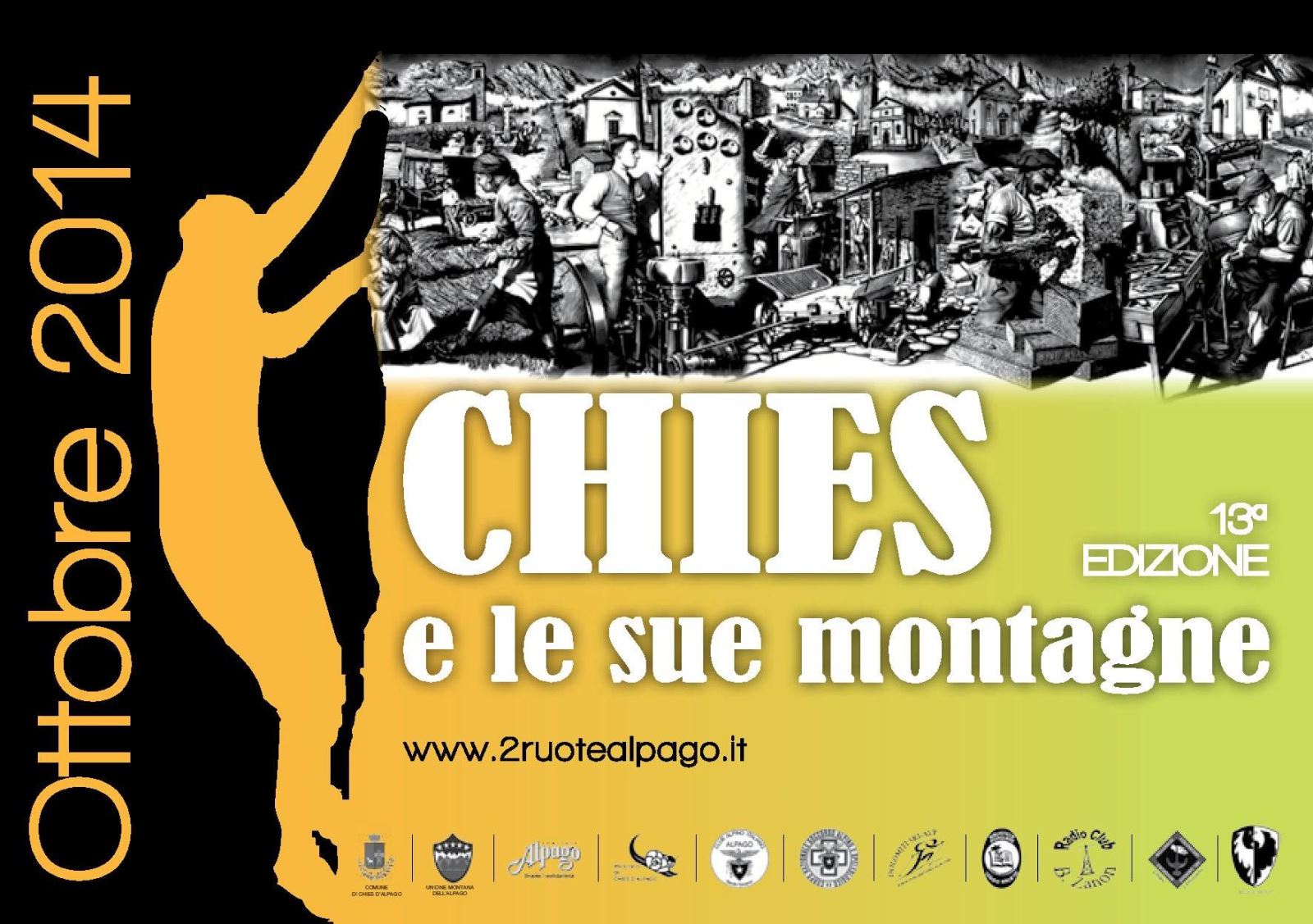 Il logo della 13° edizione di Chies e le sue montagne