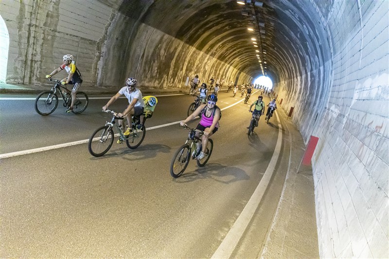 Giro del Lago di Santa Croce 2019: ciclisti